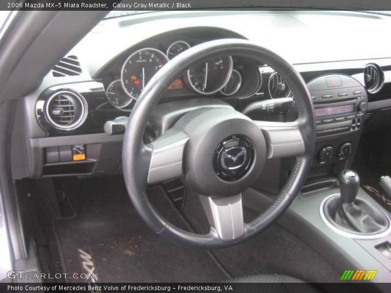 Galaxy Gray Metallic / Black 2006 Mazda MX-5 Miata Roadster