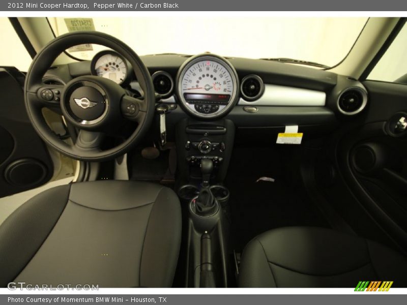Pepper White / Carbon Black 2012 Mini Cooper Hardtop