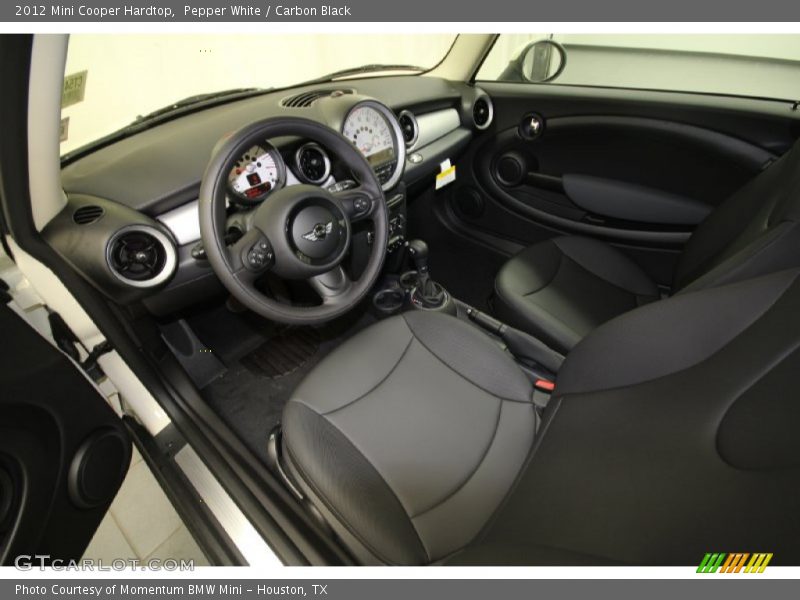 Pepper White / Carbon Black 2012 Mini Cooper Hardtop