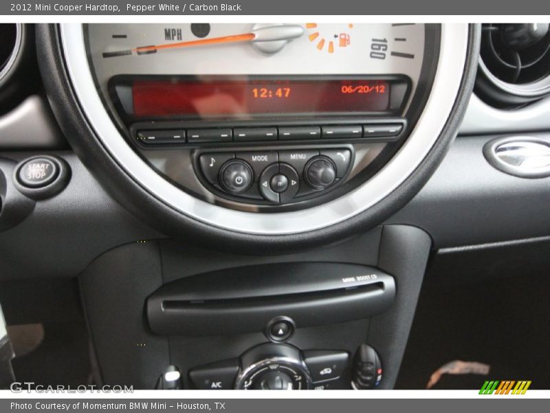 Pepper White / Carbon Black 2012 Mini Cooper Hardtop