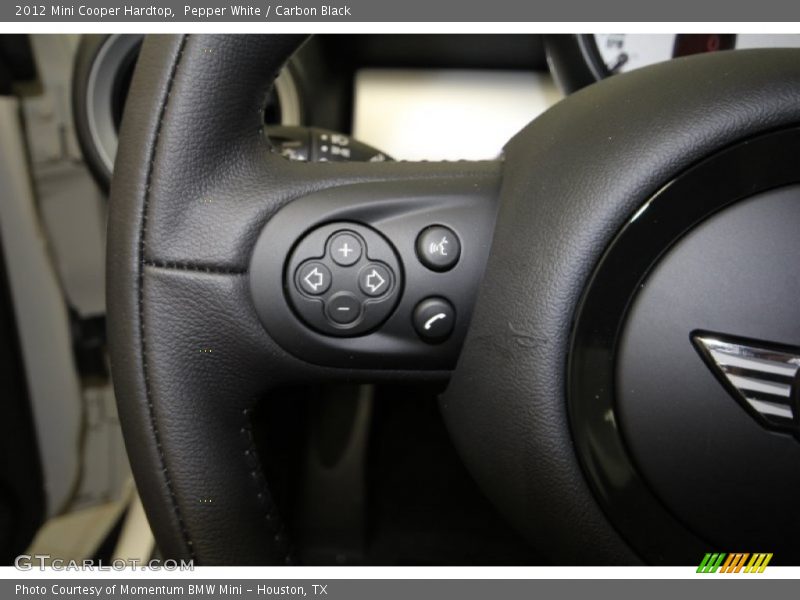 Pepper White / Carbon Black 2012 Mini Cooper Hardtop