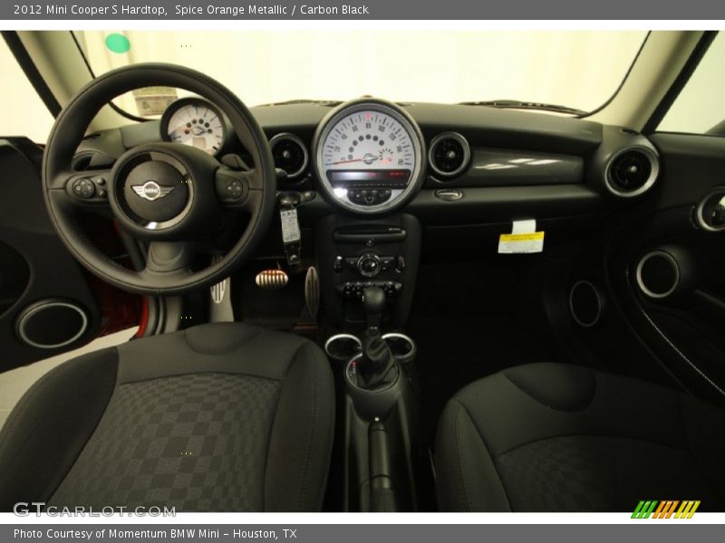 Spice Orange Metallic / Carbon Black 2012 Mini Cooper S Hardtop