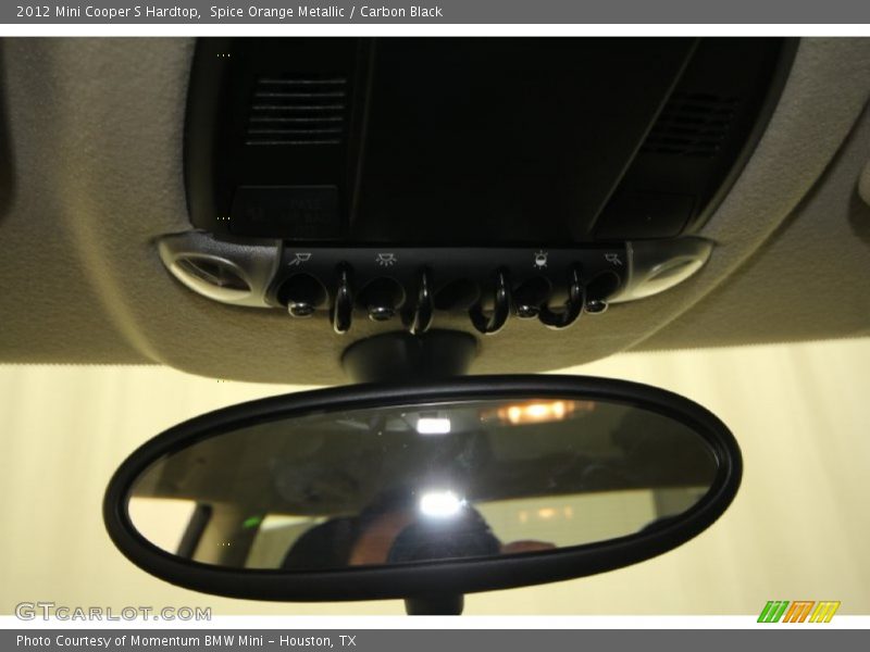 Spice Orange Metallic / Carbon Black 2012 Mini Cooper S Hardtop