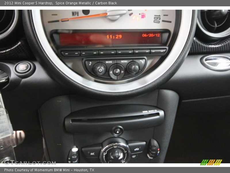 Spice Orange Metallic / Carbon Black 2012 Mini Cooper S Hardtop