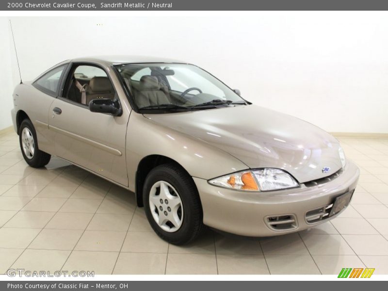 Sandrift Metallic / Neutral 2000 Chevrolet Cavalier Coupe