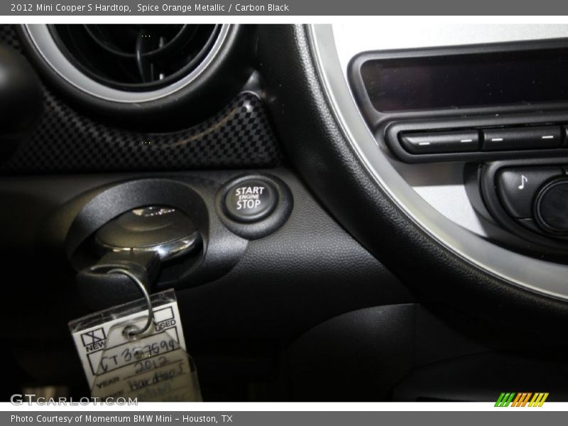 Spice Orange Metallic / Carbon Black 2012 Mini Cooper S Hardtop