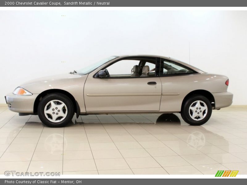 Sandrift Metallic / Neutral 2000 Chevrolet Cavalier Coupe