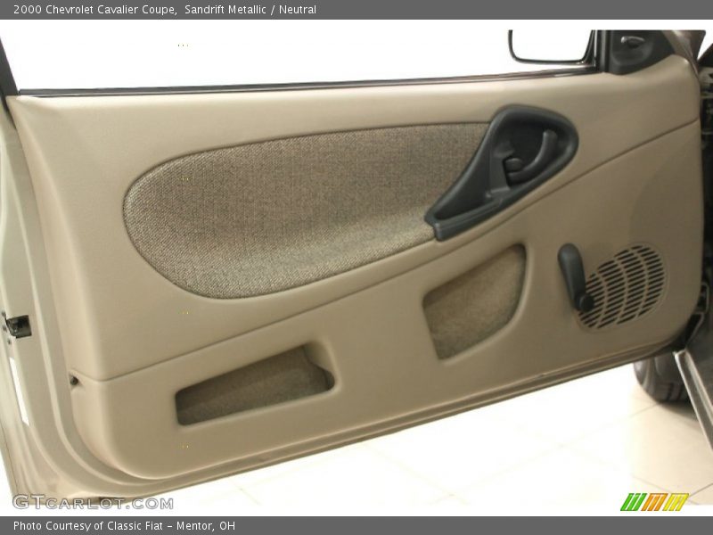 Sandrift Metallic / Neutral 2000 Chevrolet Cavalier Coupe