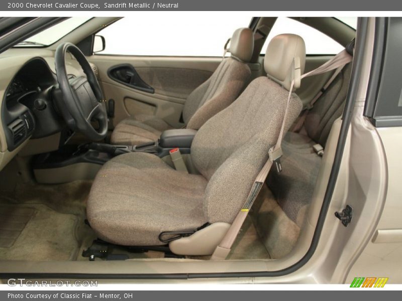 Sandrift Metallic / Neutral 2000 Chevrolet Cavalier Coupe