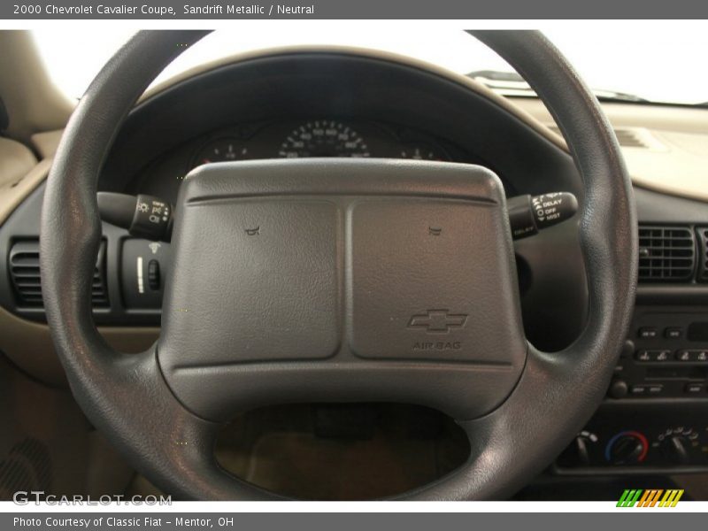 Sandrift Metallic / Neutral 2000 Chevrolet Cavalier Coupe