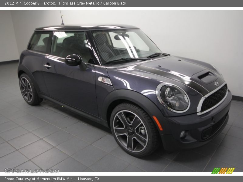 Highclass Gray Metallic / Carbon Black 2012 Mini Cooper S Hardtop