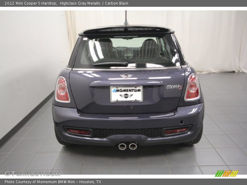 Highclass Gray Metallic / Carbon Black 2012 Mini Cooper S Hardtop