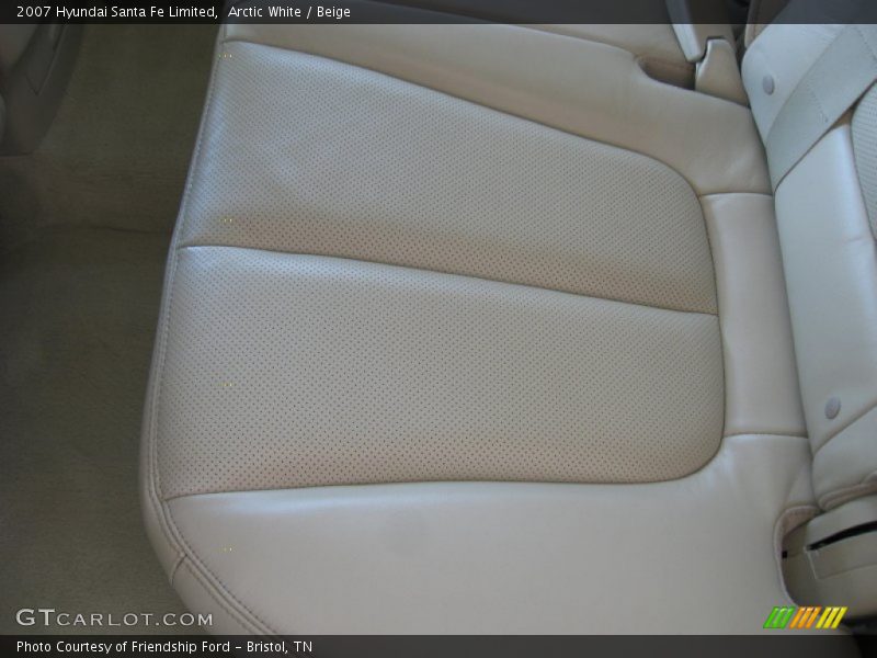Arctic White / Beige 2007 Hyundai Santa Fe Limited