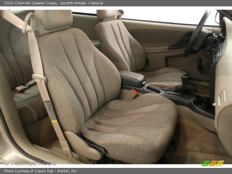 Sandrift Metallic / Neutral 2000 Chevrolet Cavalier Coupe