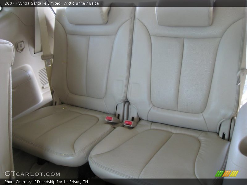 Arctic White / Beige 2007 Hyundai Santa Fe Limited