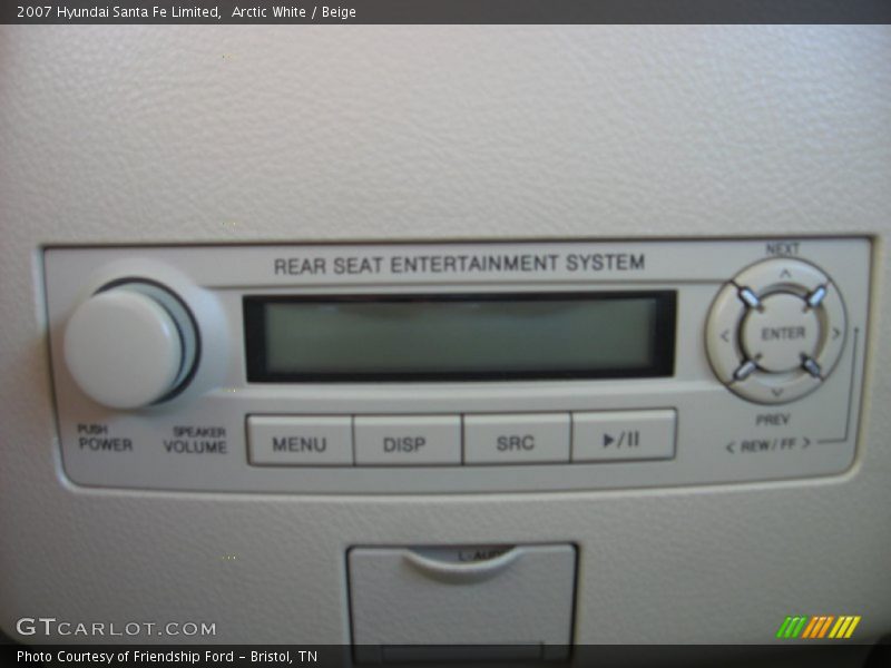 Arctic White / Beige 2007 Hyundai Santa Fe Limited