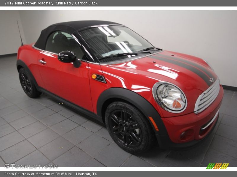 Chili Red / Carbon Black 2012 Mini Cooper Roadster