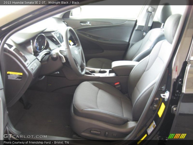 Midnight Black / Black 2013 Hyundai Sonata SE 2.0T