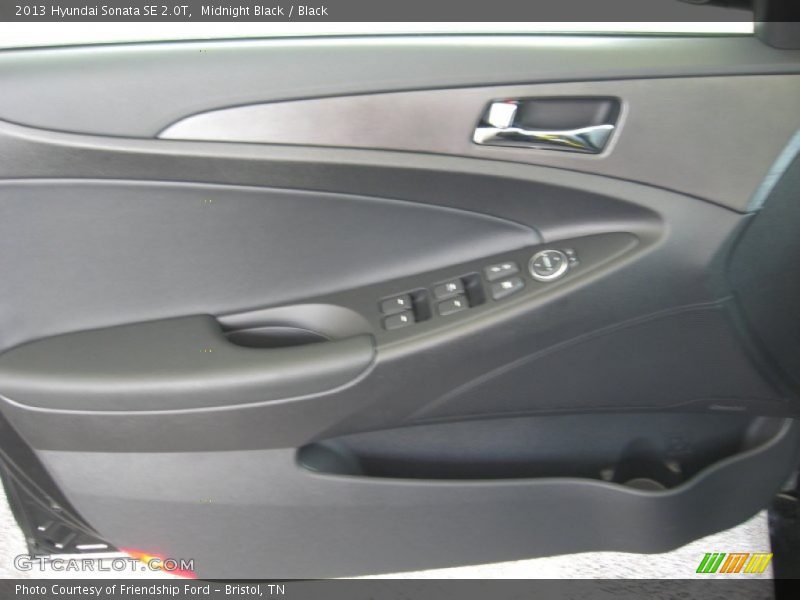 Midnight Black / Black 2013 Hyundai Sonata SE 2.0T