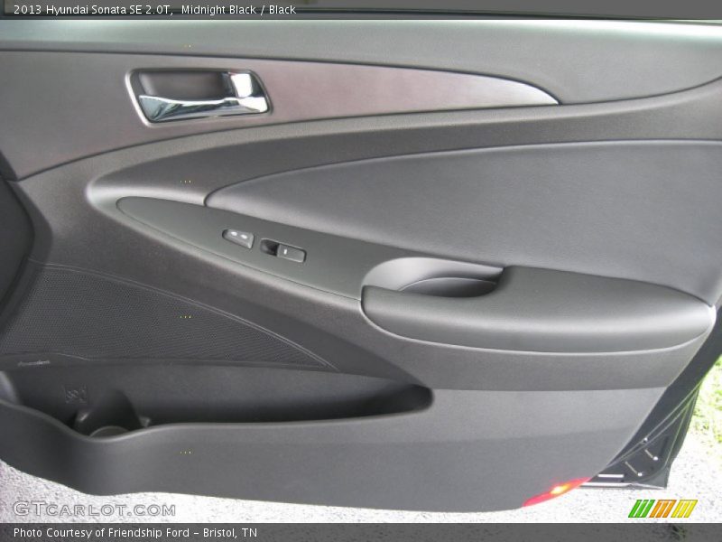 Midnight Black / Black 2013 Hyundai Sonata SE 2.0T