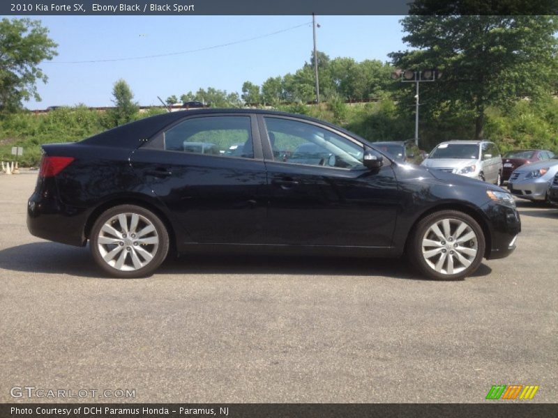 Ebony Black / Black Sport 2010 Kia Forte SX