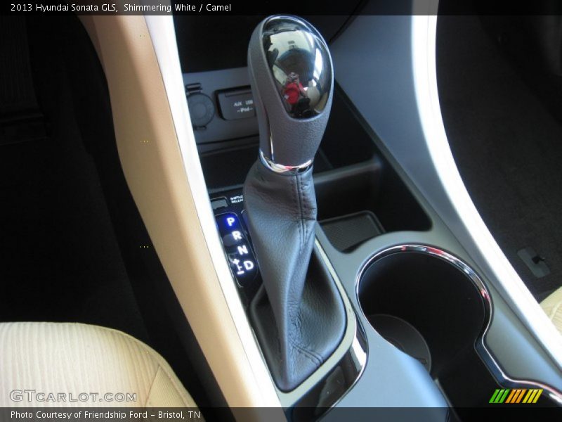 Shimmering White / Camel 2013 Hyundai Sonata GLS