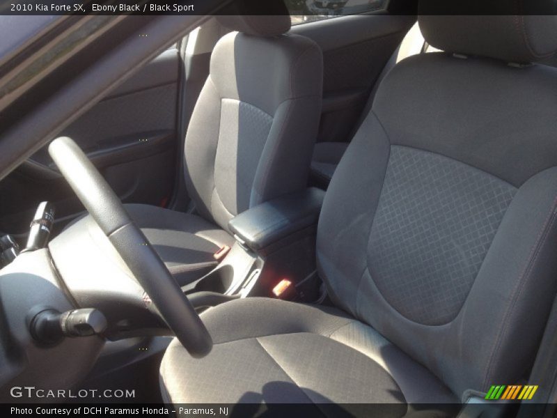 Ebony Black / Black Sport 2010 Kia Forte SX