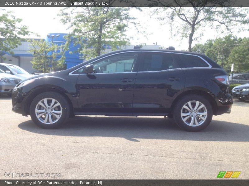 Brilliant Black / Black 2010 Mazda CX-7 s Touring AWD