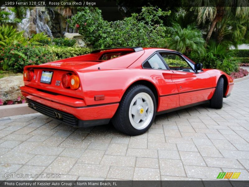 Rosso Corsa (Red) / Beige 1989 Ferrari 328 GTB