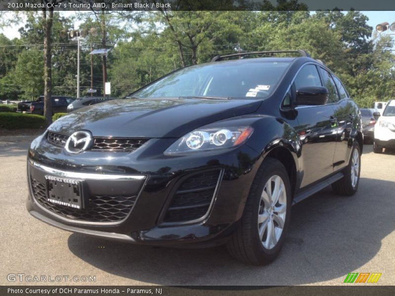 Brilliant Black / Black 2010 Mazda CX-7 s Touring AWD
