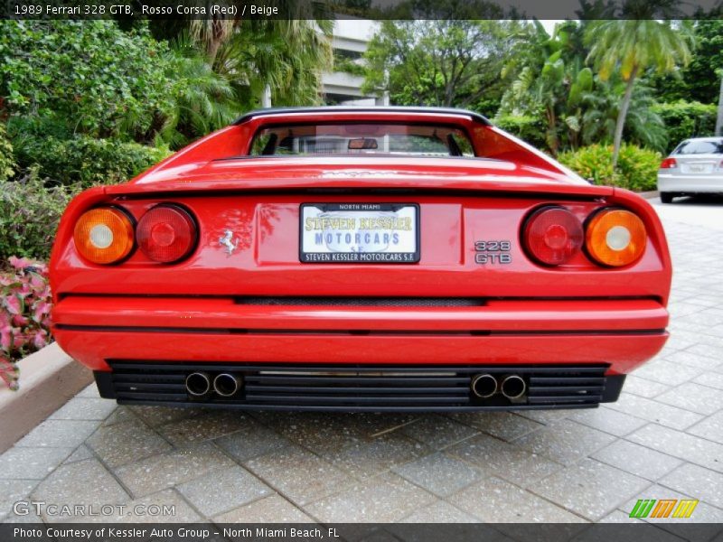 Rosso Corsa (Red) / Beige 1989 Ferrari 328 GTB