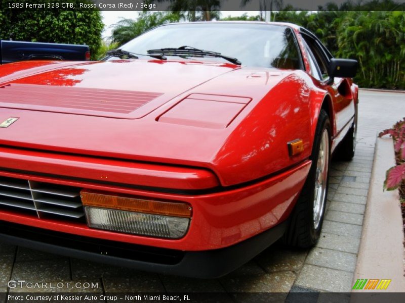 Rosso Corsa (Red) / Beige 1989 Ferrari 328 GTB