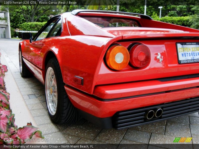 Rosso Corsa (Red) / Beige 1989 Ferrari 328 GTB