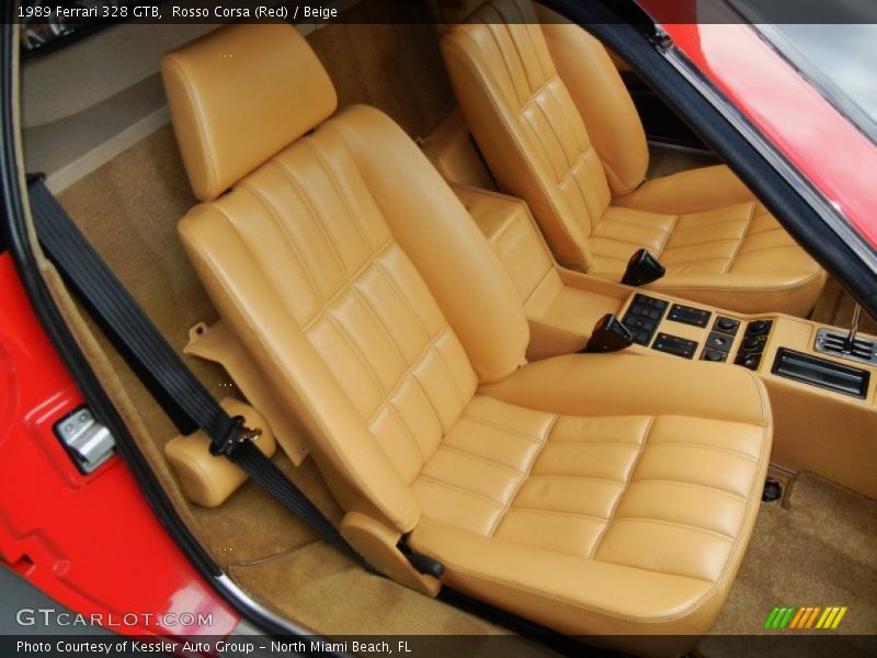  1989 328 GTB Beige Interior