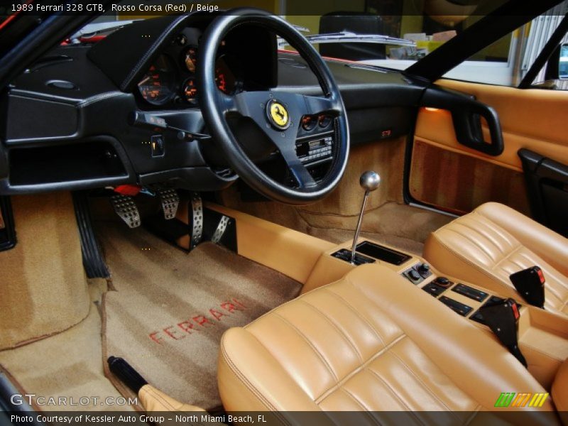 Beige Interior - 1989 328 GTB 