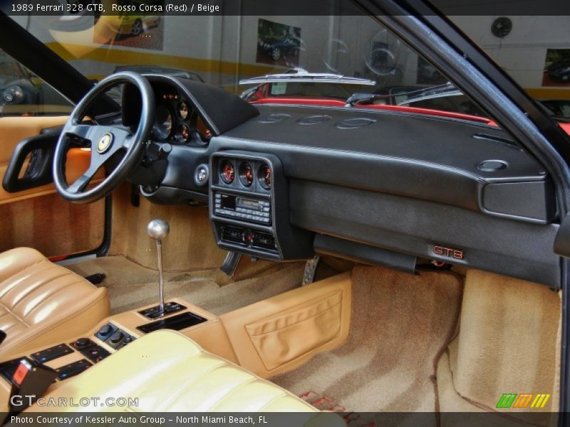 Dashboard of 1989 328 GTB