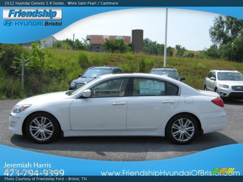 White Satin Pearl / Cashmere 2012 Hyundai Genesis 3.8 Sedan