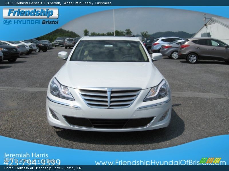 White Satin Pearl / Cashmere 2012 Hyundai Genesis 3.8 Sedan