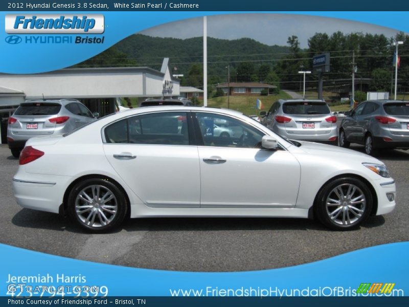 White Satin Pearl / Cashmere 2012 Hyundai Genesis 3.8 Sedan