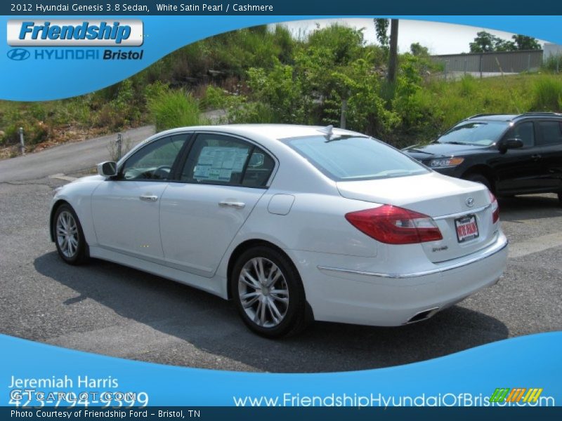 White Satin Pearl / Cashmere 2012 Hyundai Genesis 3.8 Sedan