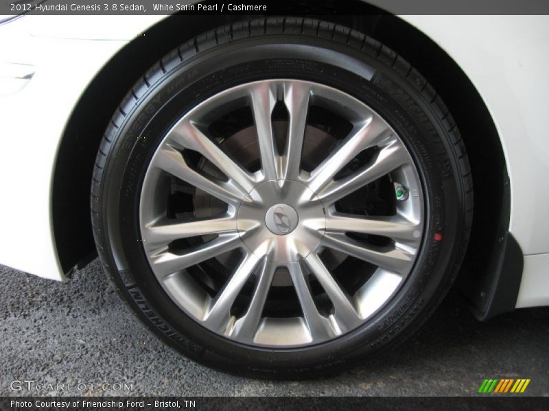 White Satin Pearl / Cashmere 2012 Hyundai Genesis 3.8 Sedan