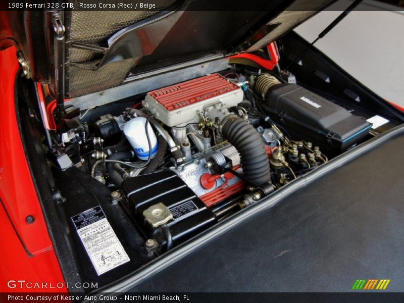  1989 328 GTB Engine - 3.2 Liter DOHC 32-Valve V8