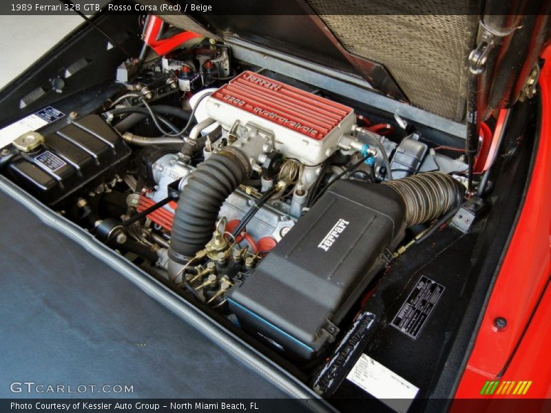  1989 328 GTB Engine - 3.2 Liter DOHC 32-Valve V8