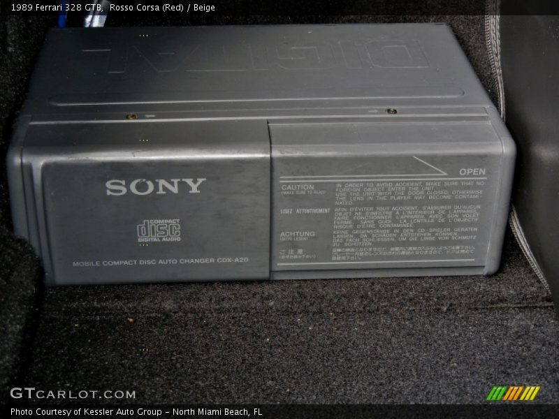 Audio System of 1989 328 GTB