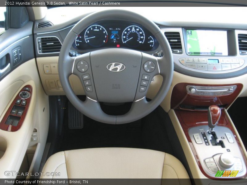 White Satin Pearl / Cashmere 2012 Hyundai Genesis 3.8 Sedan