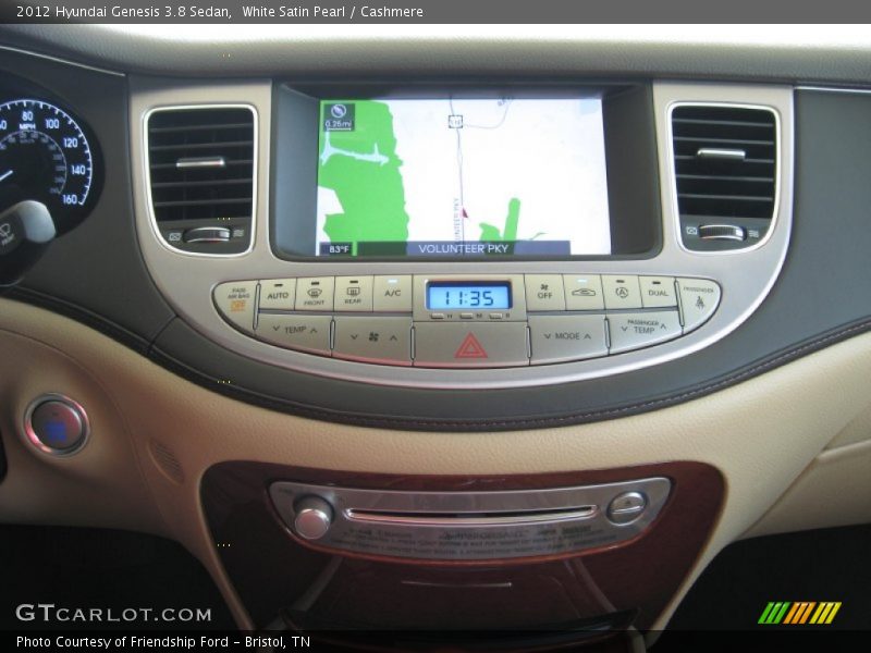 White Satin Pearl / Cashmere 2012 Hyundai Genesis 3.8 Sedan