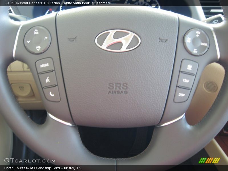 White Satin Pearl / Cashmere 2012 Hyundai Genesis 3.8 Sedan