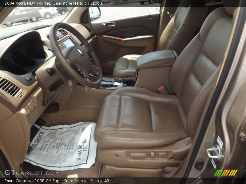 Sandstone Metallic / Saddle 2004 Acura MDX Touring