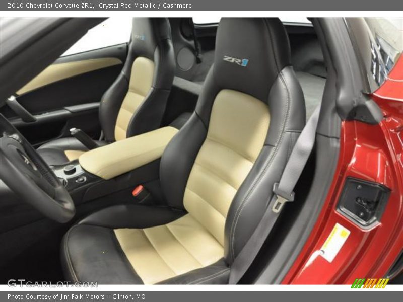Front Seat of 2010 Corvette ZR1