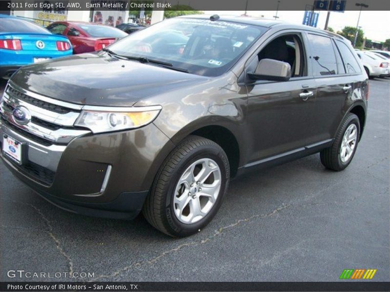 Earth Metallic / Charcoal Black 2011 Ford Edge SEL AWD